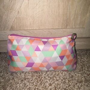 Clinique Pastel Geometric Cosmetic Bag